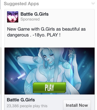 Illustration for article titled Gamers Get Pretty Gross Facebook Ads
